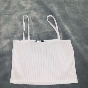 pretty little thing white tank top